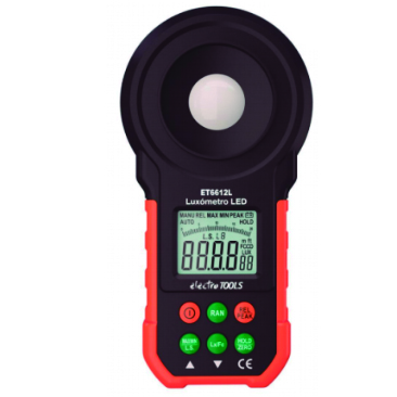 ELECTRO TOOLS ET6612L LUXOMETRE MULTIFUNCIO TOT TIPUS LLUM INCL.LED